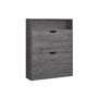 Shoe cabinet 24x80x102cm., gray