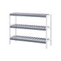 Shoe shelf 70 x 55 x 26 cm., white/gray