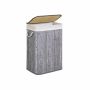 Laundry basket 72 L, vintage gray