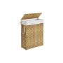 Laundry basket 55L., gray/white