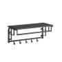 Clothes rack 30x66x27cm., black