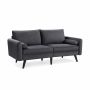 Living room sofa 180 x 82 x 83 cm, gray