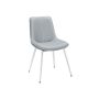 Bar stool 56x50.3x81cm., gray/white