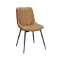 Bar stool 56x50.3x81cm., brown/black