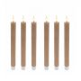 Светодиодные конические свечи Relaxdays, 6 шт, 25 × 2 см