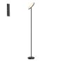 LED-põrandalamp VASAGLE, 30 W, must, 25 × 176 × 25 cm