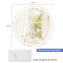 LED Mirror, Round, Silver