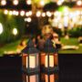 LED-фонари Relaxdays 10025432.0, 2 шт, белый/чёрный/прозрачный, 10 × 23 × 10 см