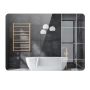 LED bathroom mirror, horizontal or vertical installation, 70 × 50 × 2.8 cm