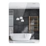 LED bathroom mirror, touch control, 80 × 60 × 3 cm