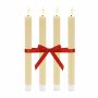 LED-küünlad Relaxdays 10051656_127, 4 tk, Ø 2 × 25 cm