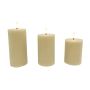 LED-küünlad Relaxdays, 3 tk, 13 × 7,5 cm; 15 × 7,5 cm; 18 × 7,5 cm