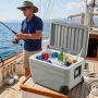 Ice cooler, 80 l, 28 × 17.5 × 17.5 in