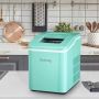 Ice maker, with cleaning function, green, 30 × 22 × 29.5 cm