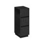 Bedside table 30x25x65cm., black