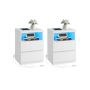 Side table set 35x40x55cm., white