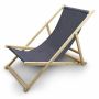 Folding garden lounger, anthracite