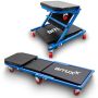BITUXX folding workshop bed, black/blue