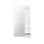 Mirror 108x60x17.5cm., white