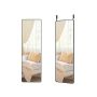 Mirror 120x40cm., black
