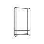Clothes rack 29x73x158.4cm., black