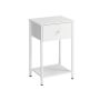 Coffee table 28x38x61cm., white