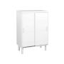Shoe cabinet with sliding doors