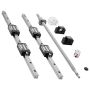 Lineaarjuhikute komplekt VEVOR HGR20RM1605 600L, 2 tk 4 liugplokiga