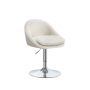 Bar stool 52.5x50x93.5cm., white