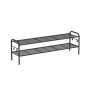 Shoe shelf 28x114x35cm., black