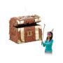 Aardelaeka kujuline pinata Relaxdays, 1 tk, Pruun/kuldne, 30 × 27 × 23 cm