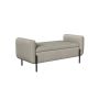 Pouf with storage space 50x127x55cm., light brown