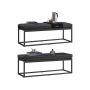 Pouf 43x112x40cm., black