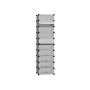 Plastic shoe rack 40 x 30 x 17 cm., gray