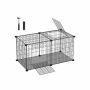 Small animal enclosure 82x41x41cm., black
