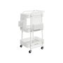 Kitchen shelf 32.3x43.3x73.9cm., white/black