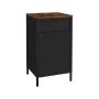 Cabinet black/brown LSC101B01