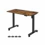 Height-adjustable electric desk with memory function 70 x 140 cm, vintage colors