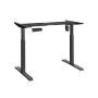 Height-adjustable electric desk frame with motor and memory function