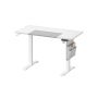 Electric height-adjustable desk 60x120x120cm., white/gray