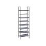 Modular shoe rack set, 2 pcs, black