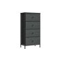 Chest of drawers 30x51x99cm., white