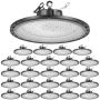 Потолочный LED-светильник VEVOR AR-LHB-150W, 20 шт., 150 Вт, Чёрный, 300 × 300 × 80 мм