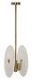 Ceiling lamp Glass, 2 light points, 35 × 80 × 18 cm