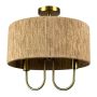 Laevalgusti Relaxdays 10052502.0, 2 pirnile, 35 × 35 cm