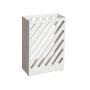 Rectangular umbrella stand, white