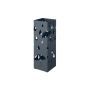 Umbrella stand 15.5x15.5x49cm., dark gray