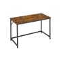 Computer desk with steel frame LWD039B01