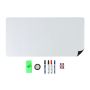 Magnetiline seinatahvel Relaxdays 10051607_8145, 4 markerit, 6 magnetit, 40 × 80 × 0,5 cm