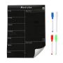 Magnetiline menüütahvel Relaxdays 10051595.0, 4 markerit, 30 × 42 × 0,7 cm